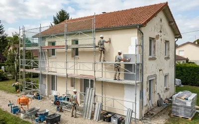 Travaux ravalement façade maison : guide complet
