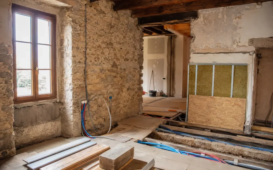 Rénovation intérieure maison ancienne : les incompatibilités