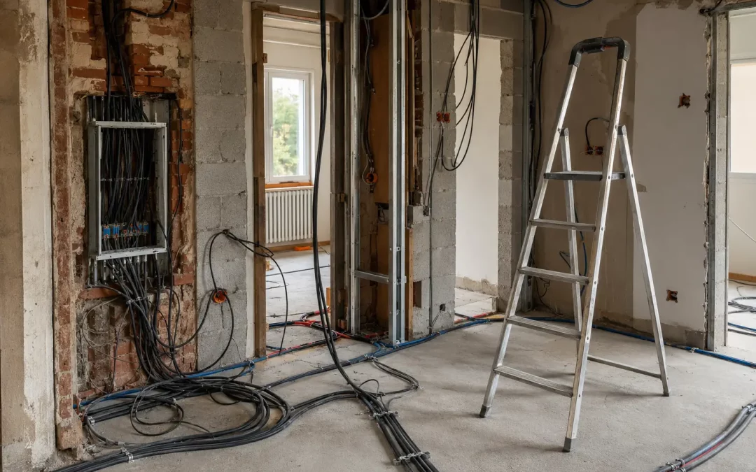 Refaire l&rsquo;électricité d&rsquo;un logement ancien : la fenêtre de tir dans le chantier