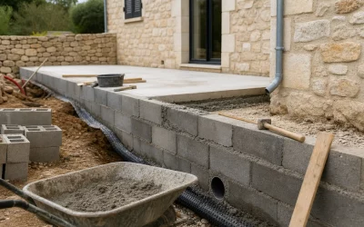 Maçonnerie extérieure maison : gros œuvre ou aménagement