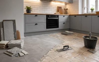 Refaire carrelage cuisine : sol ou mur, pas pareil