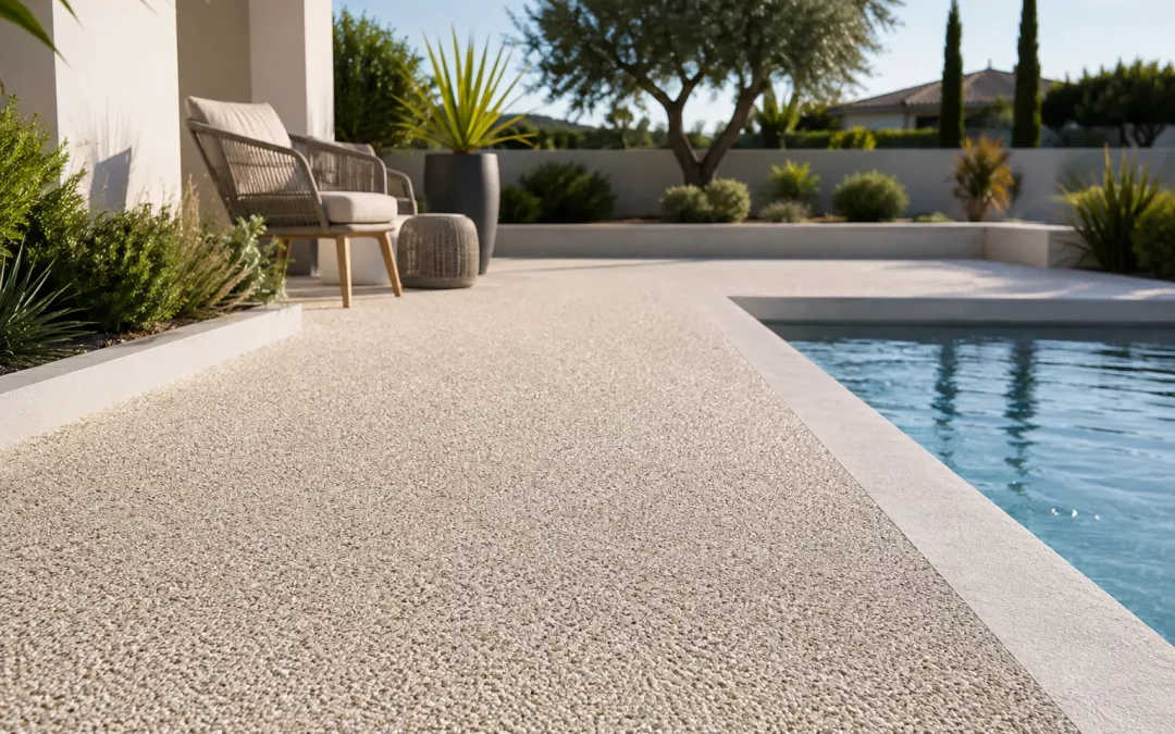 Résine gravier terrasse : avantages, pose et vraies limites
